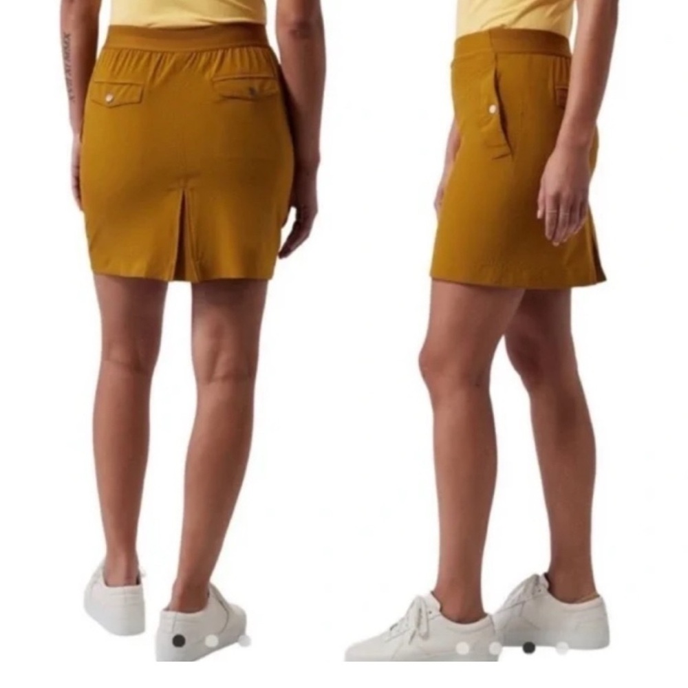 Athleta | Vienna Cargo Skort Yellow‎ Gold Women’s Size 0